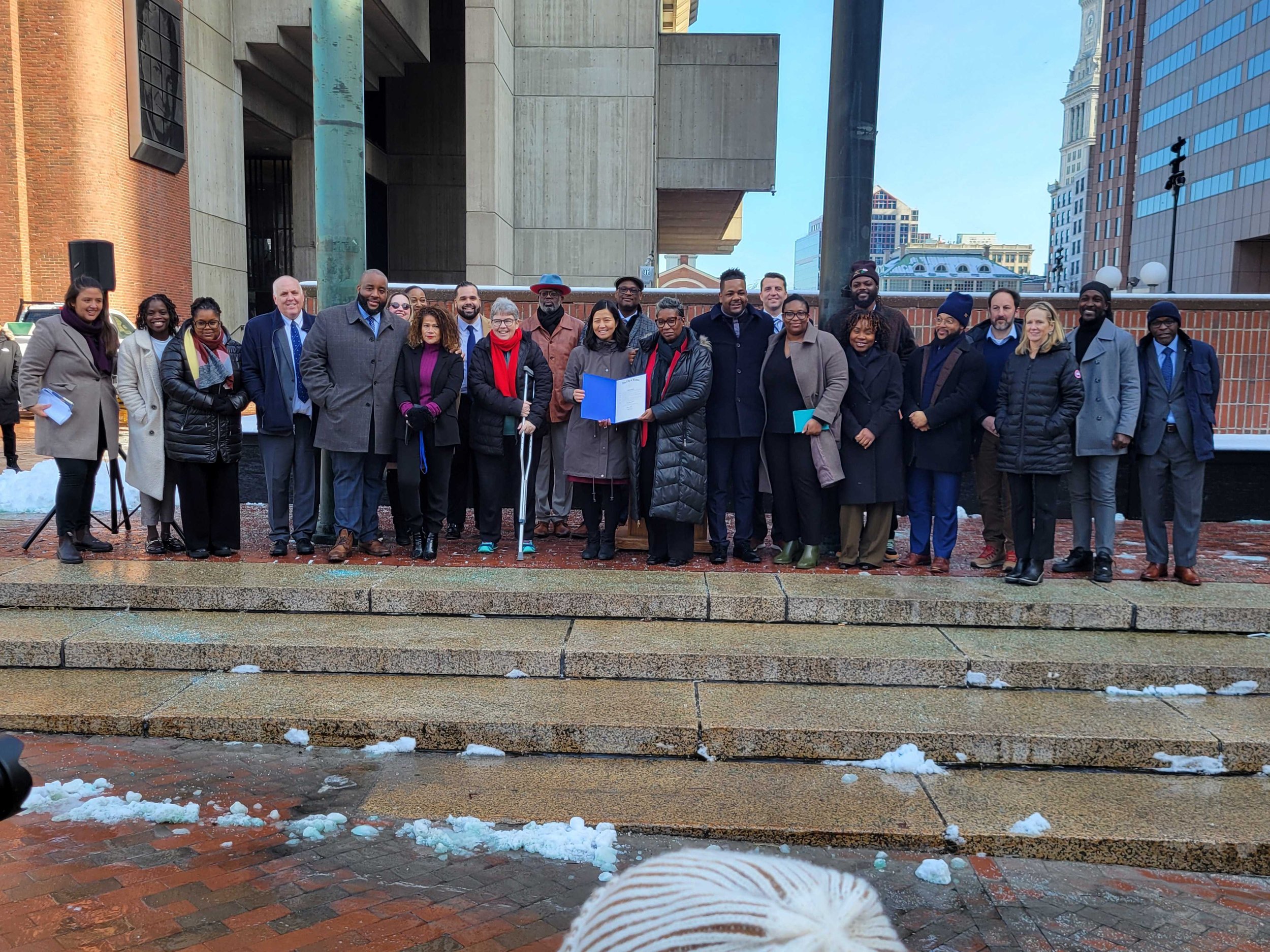 Black History Month Flag Raising at City Hall